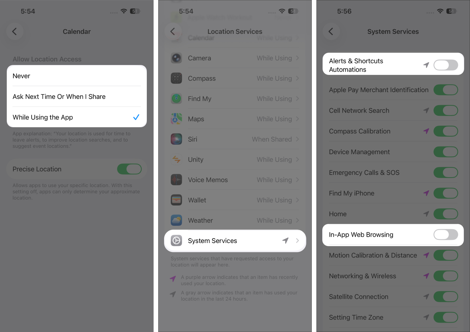 Turn Off Non-Essential Items in System Services