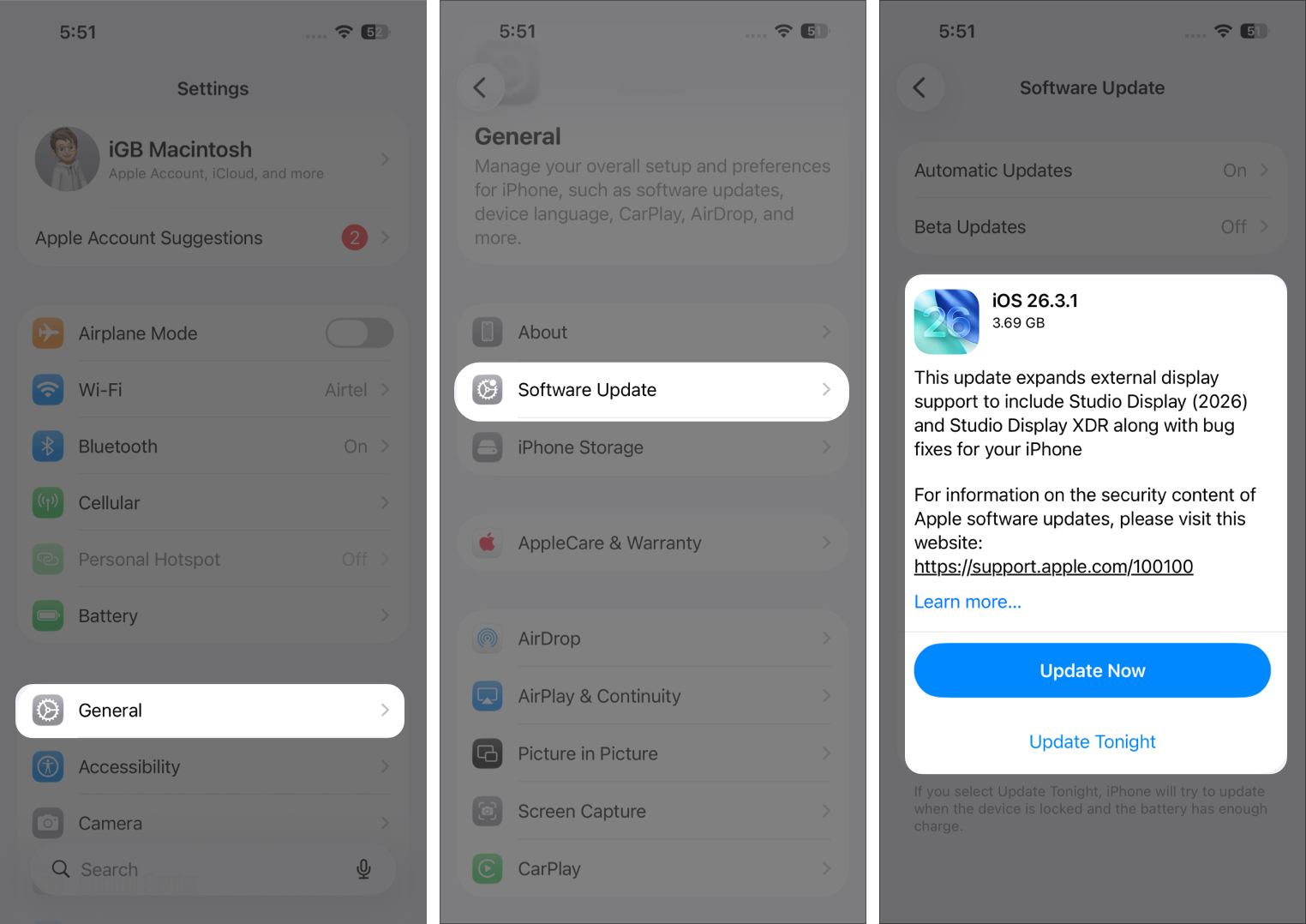 Update Your iPhone’s Software