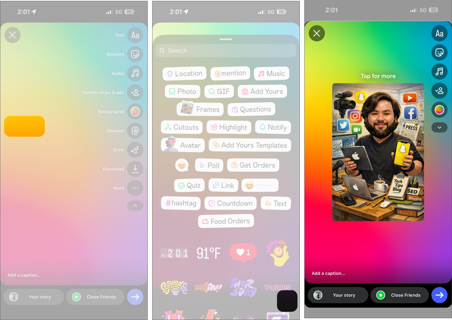 Use the Create Mode for Gradient