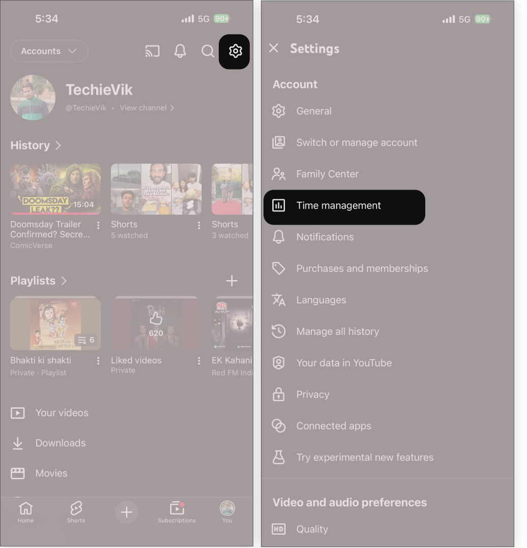 Accessing App Settings