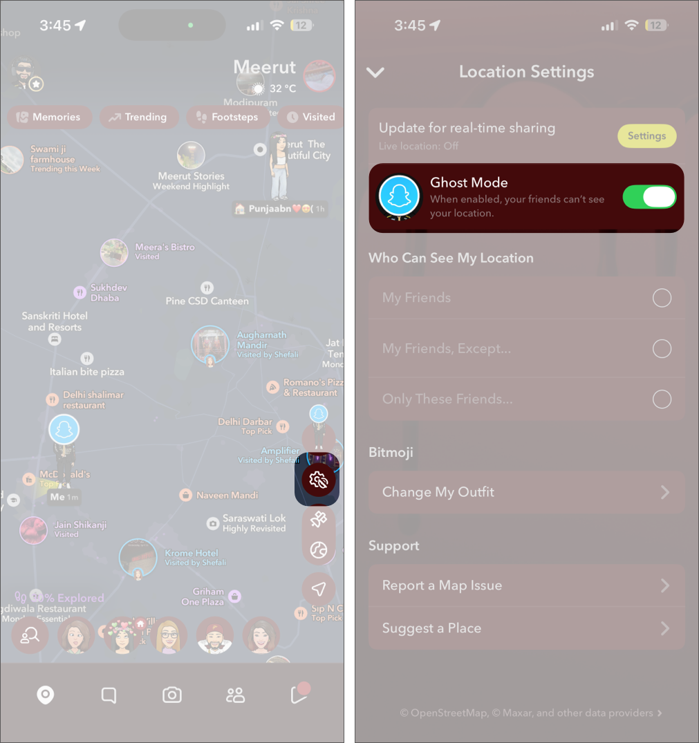 Active Ghost Mode