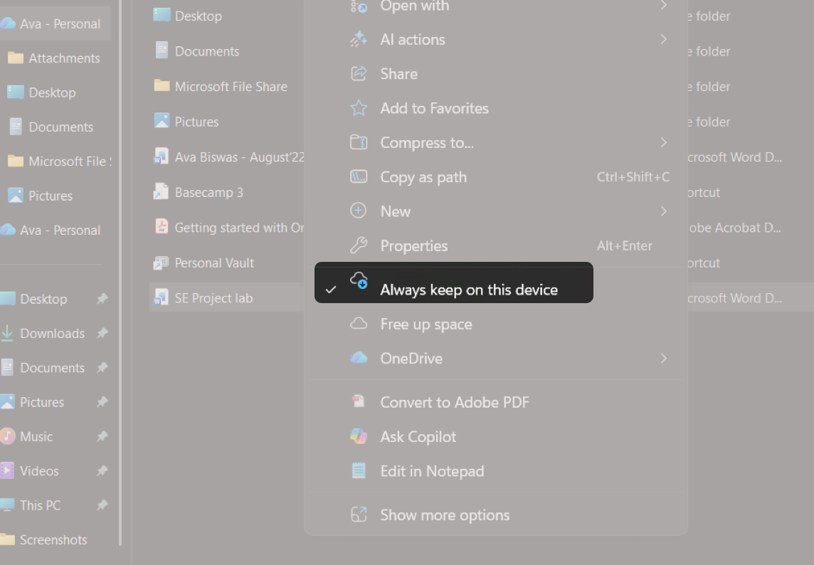 Always Keep On This Device
