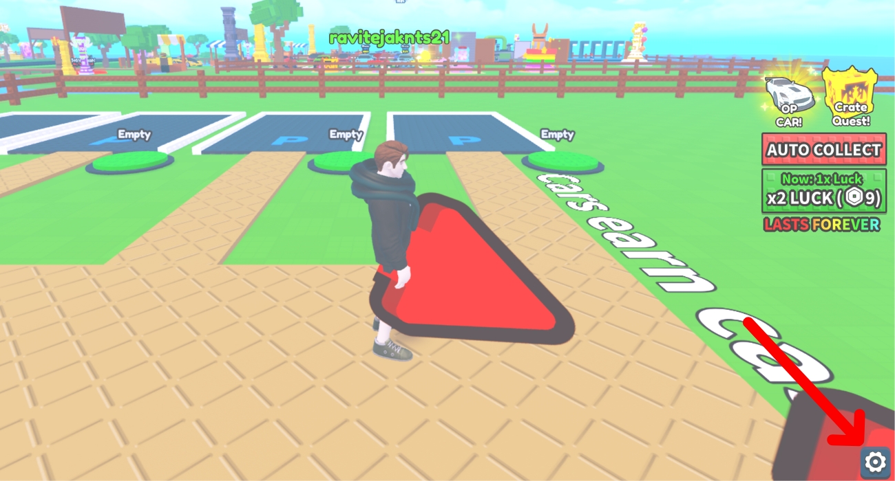 Click The Settings Icon