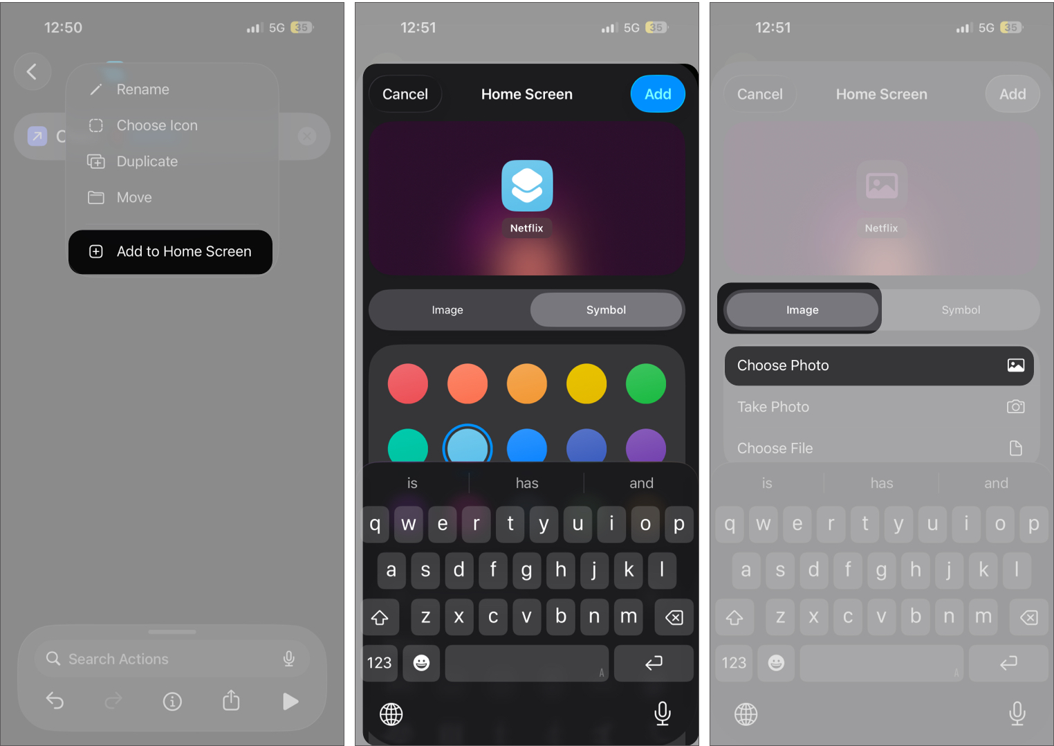 Customizing Home Screen Icons