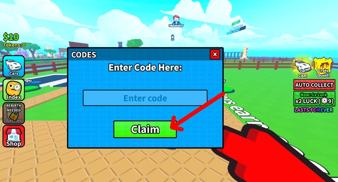 Enter a code And Claim the Rewards