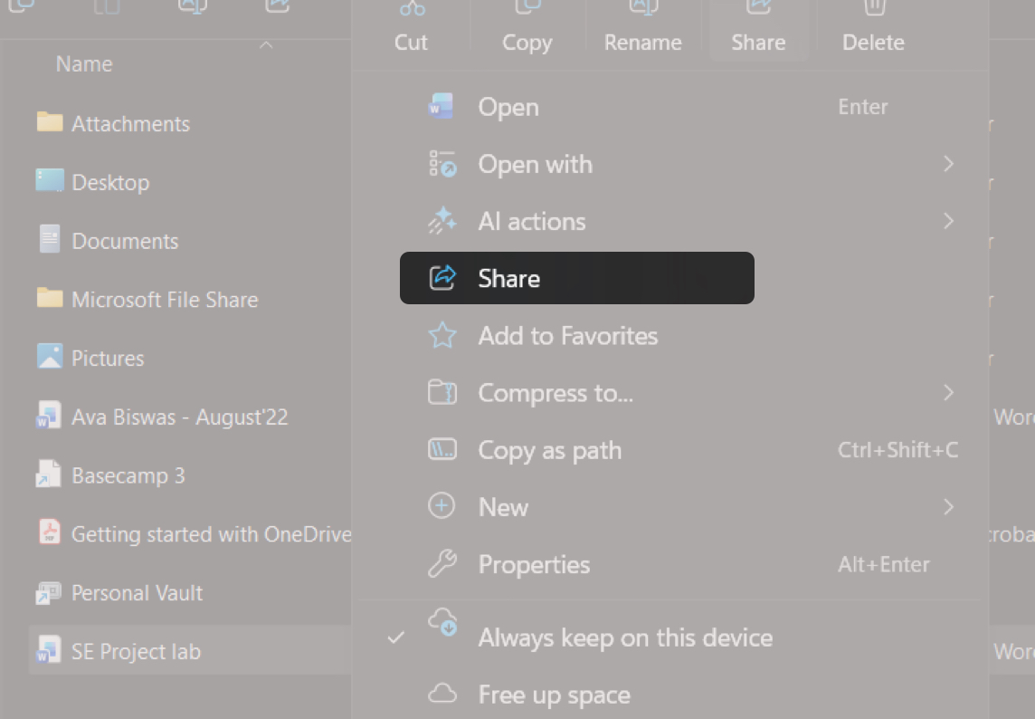 Folder Sharing With Permission Control