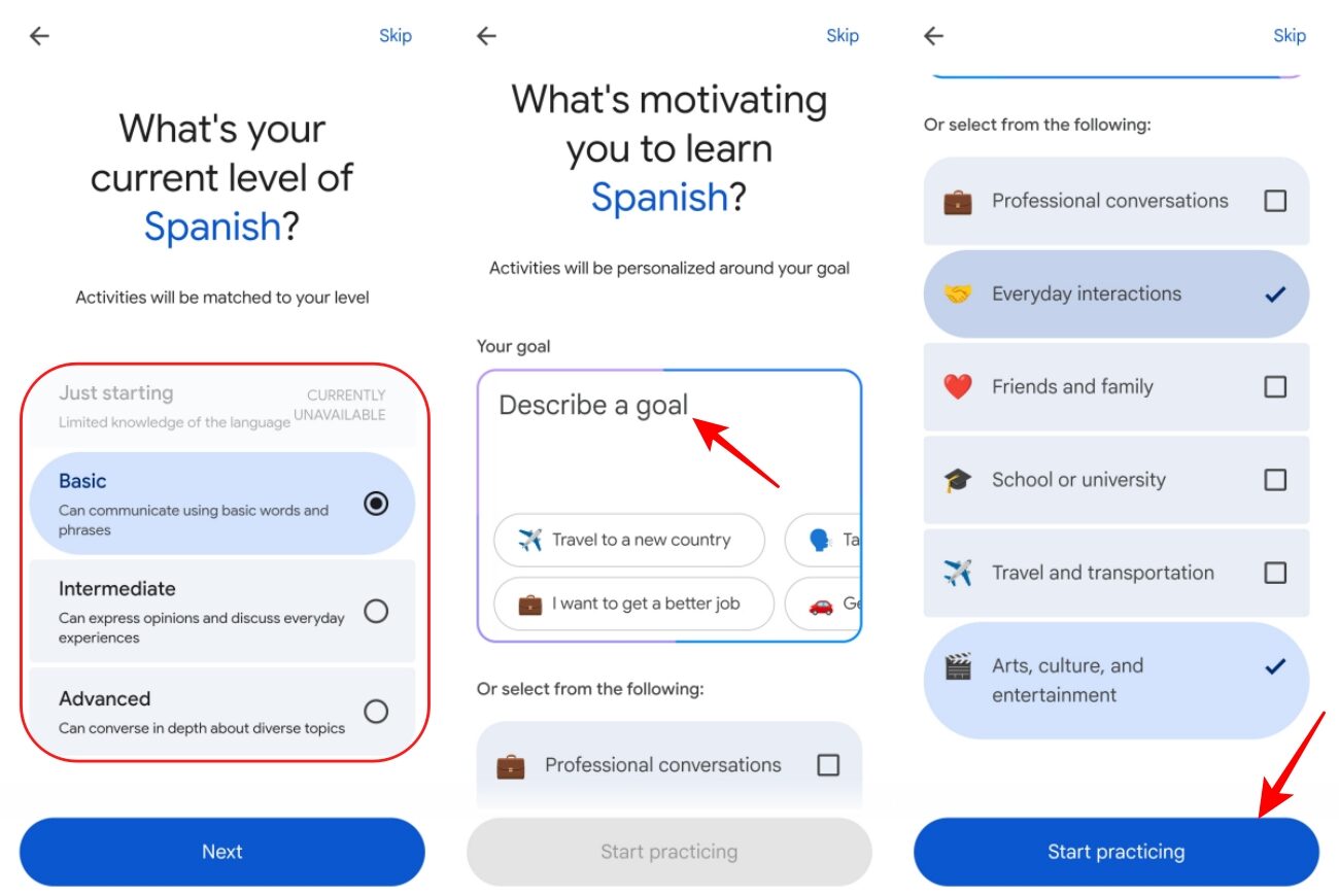 Google Translate AI Speaking Practice Setup Steps