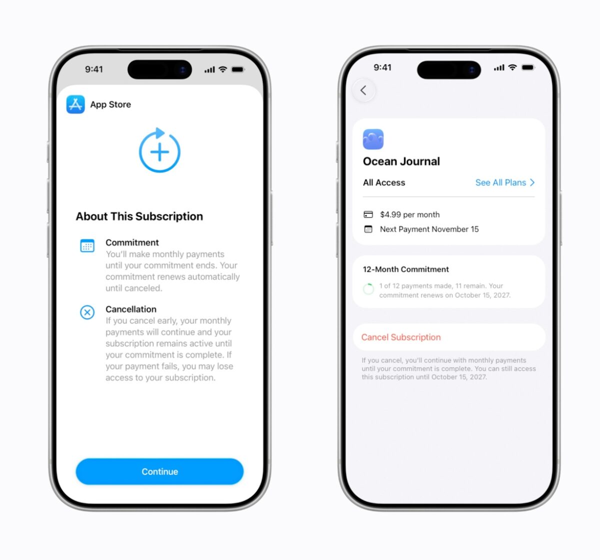 Monthly Subscriptions with a 12-Month Commitment