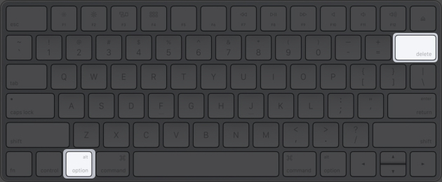 Option + Delete for smarter deletion