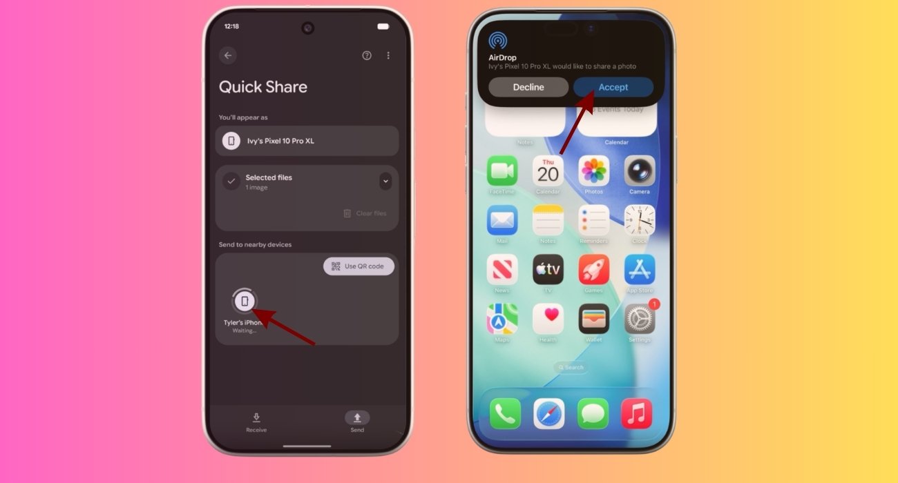 Receiving Files from Android