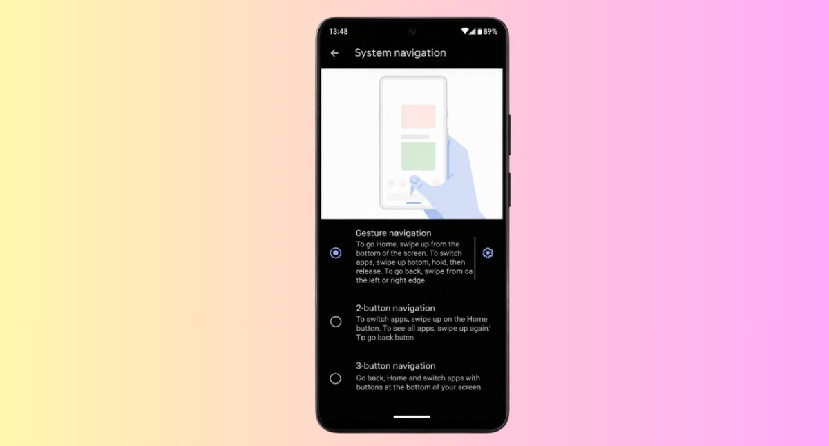 Universal back gesture