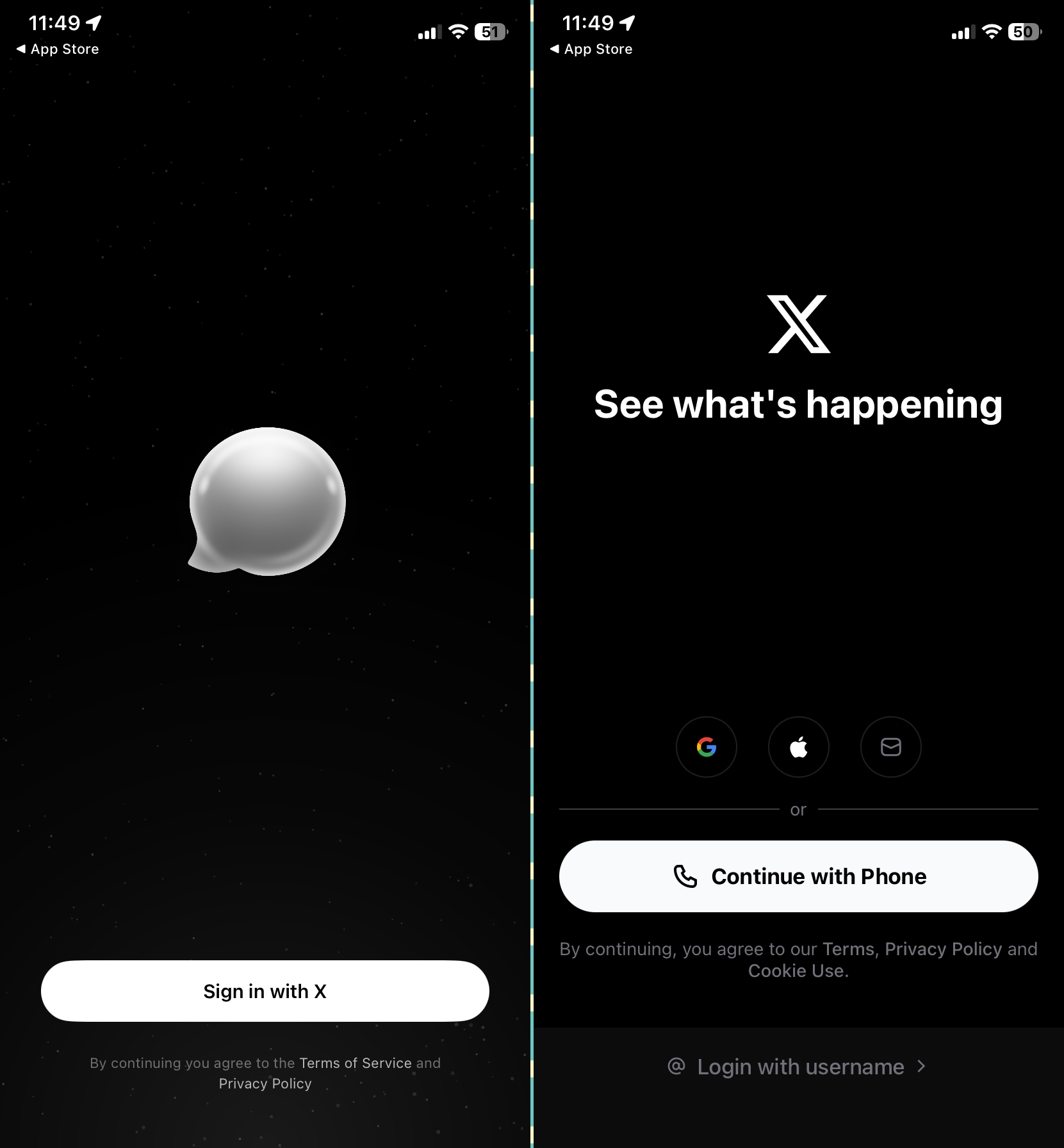 setup experience of X-chat