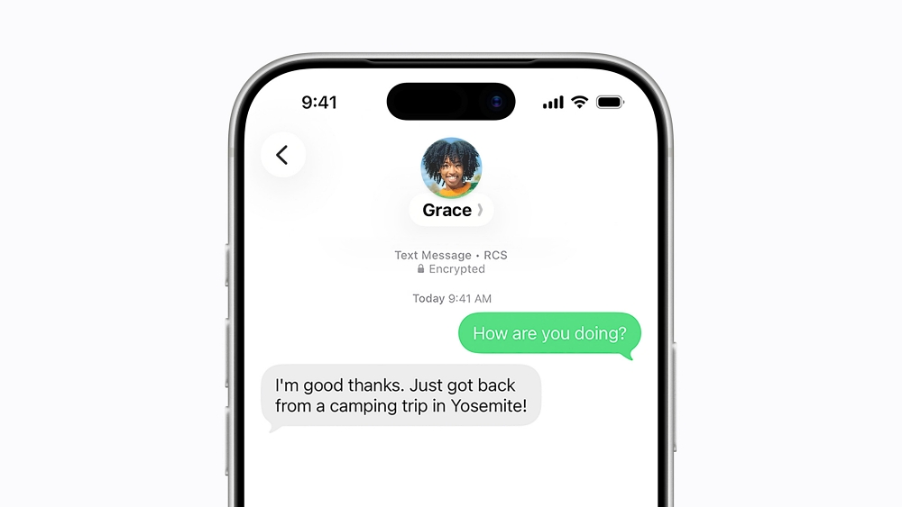 End-to-end encryption for RCS messages