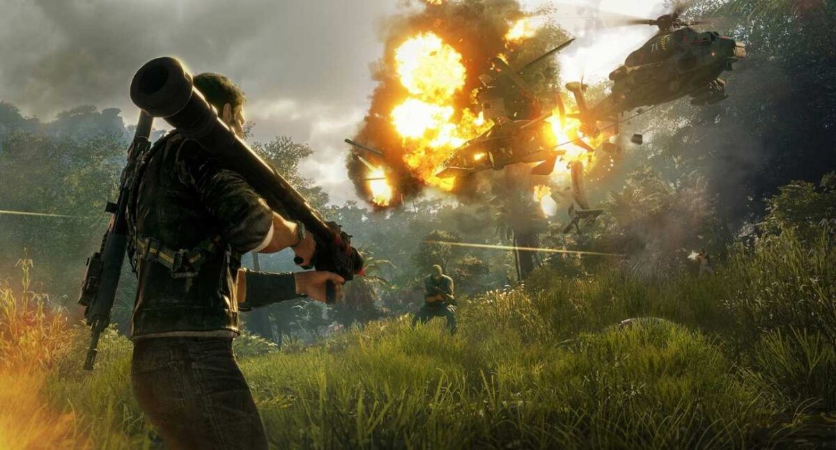 Rico Rodriguez weapon action
