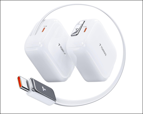 TORRAS 67W FlexLine Retractable Charger
