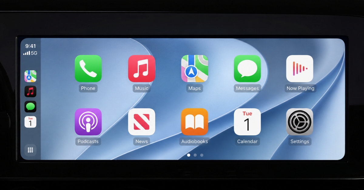 Download Apple CarPlay 27 wallpapers in 4K