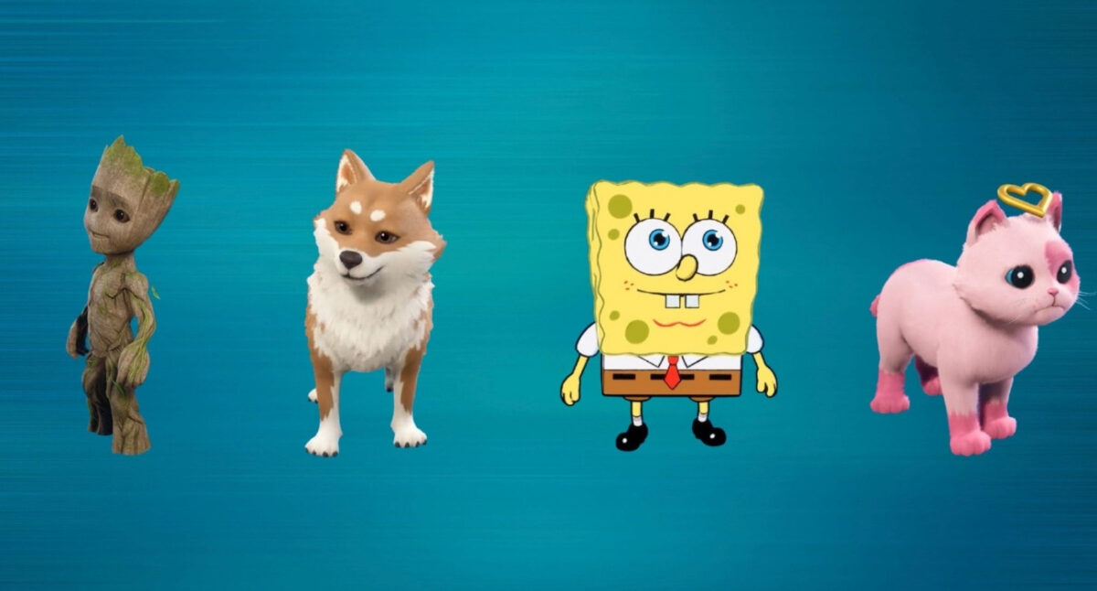 Groot Miso Spongebob Cupid Kitty Fortnite