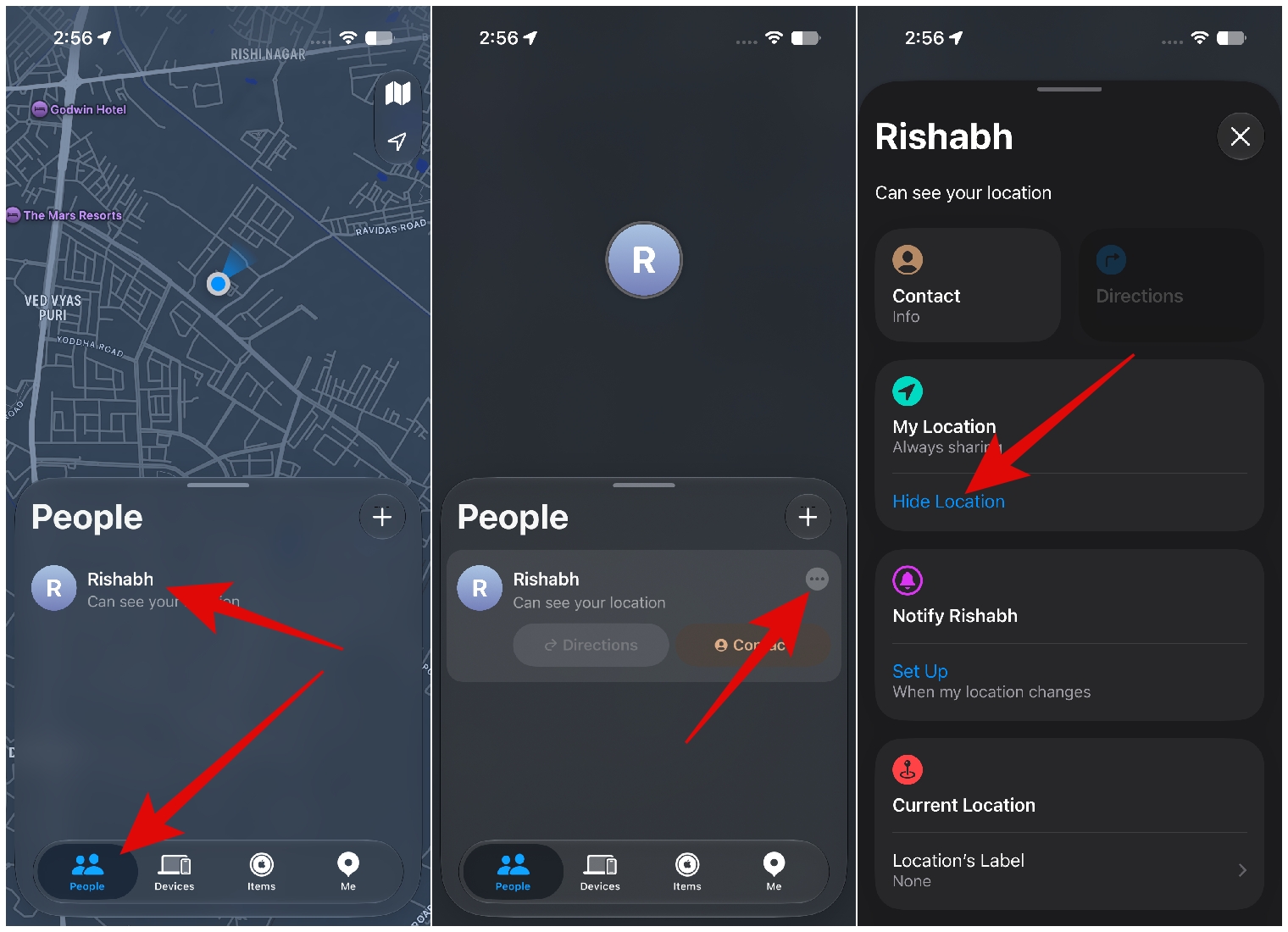 Hide your location in Find My on iPhone in iOS 27
