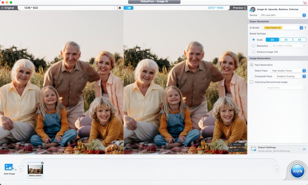 Image ai super resolution