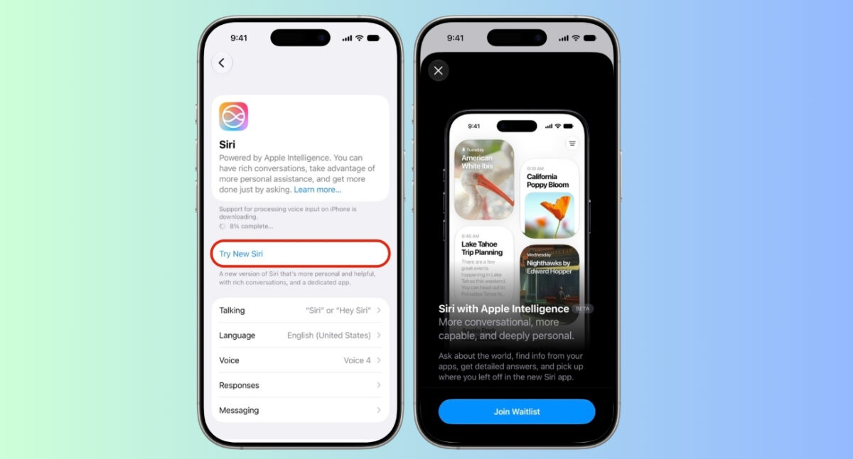 Join the Siri waitlist