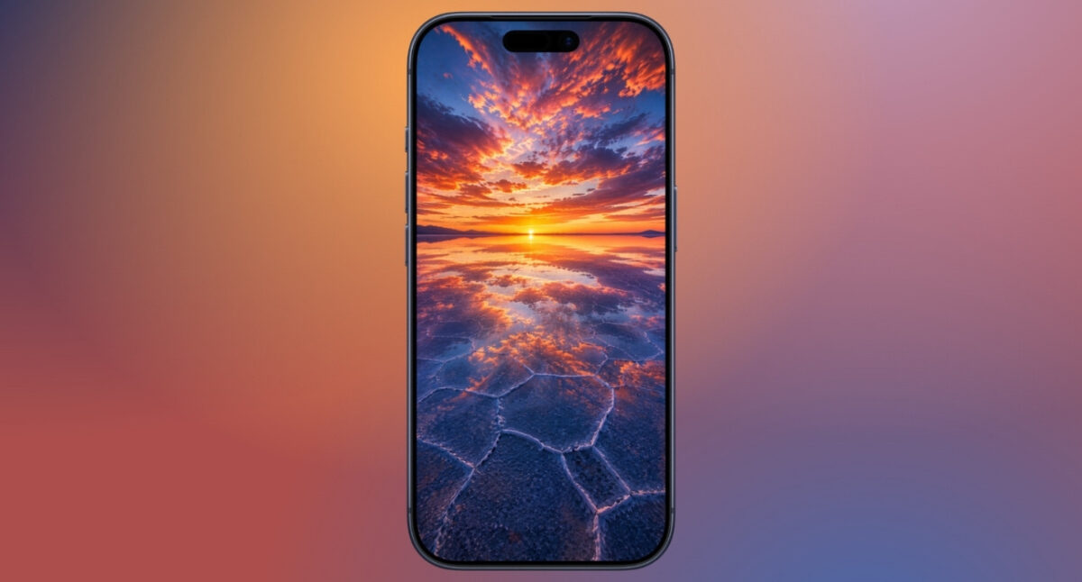 Salt flat mirror