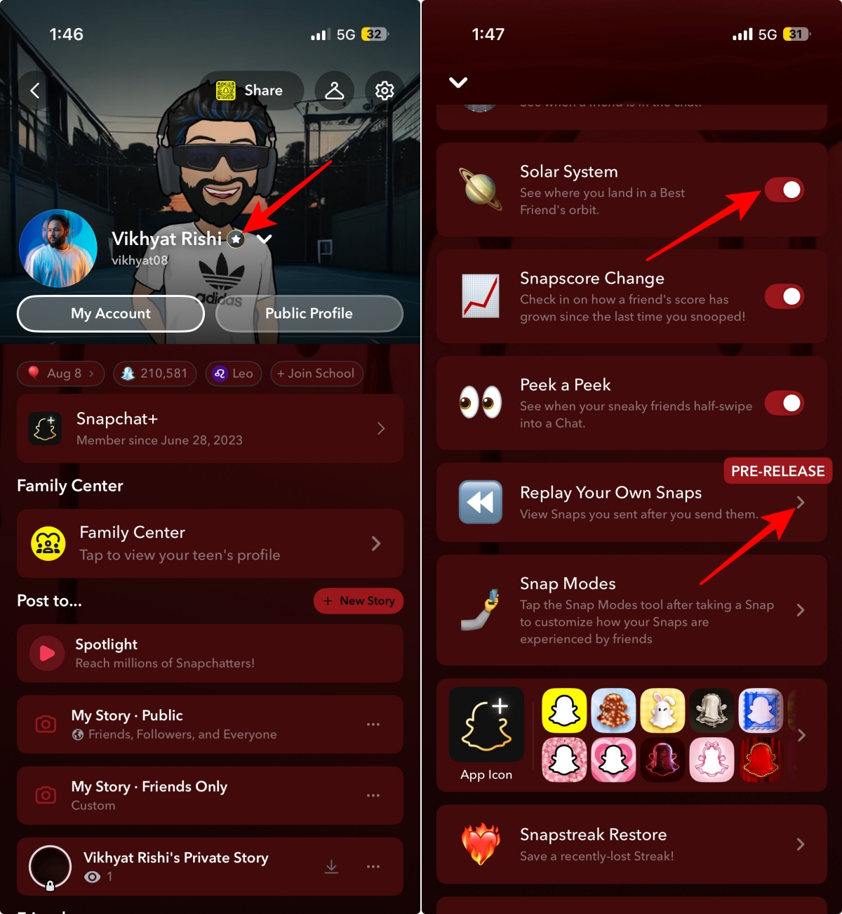 Snapchat plus symbols explained