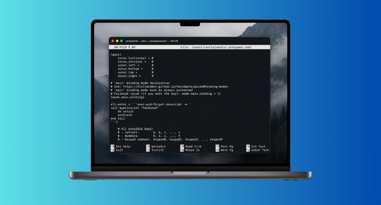 How to get i3-like tiling windows on Mac with AeroSpace