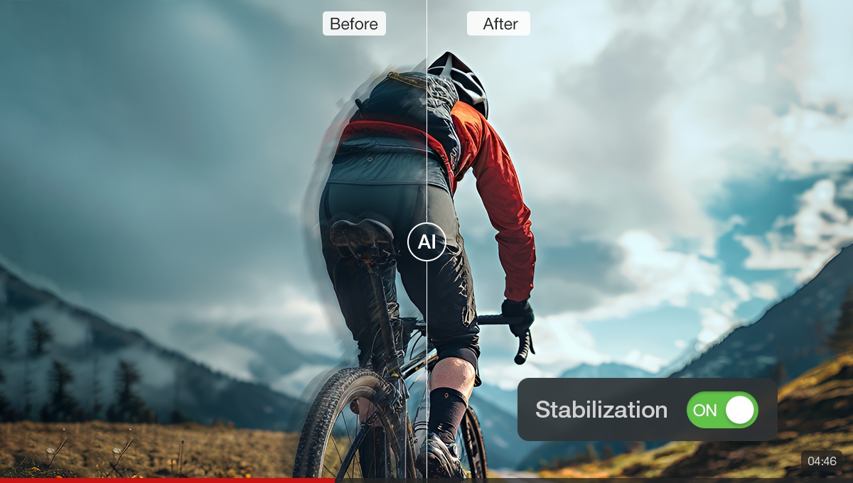 Videoproc converter ai stabilization