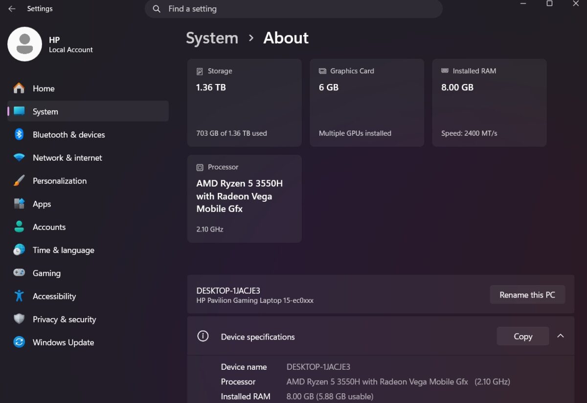 About System