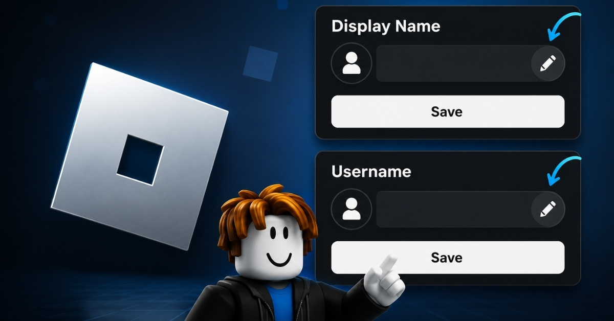 How to change your Roblox username and display name