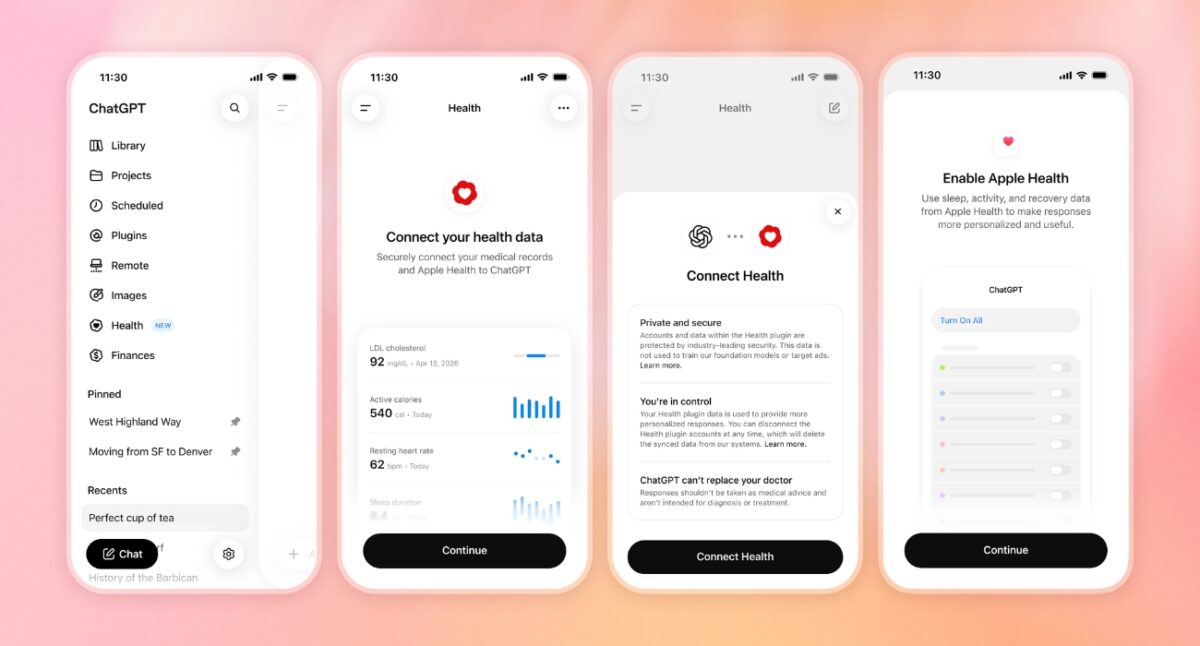 ChatGPT can use your health data to provide personalized answers