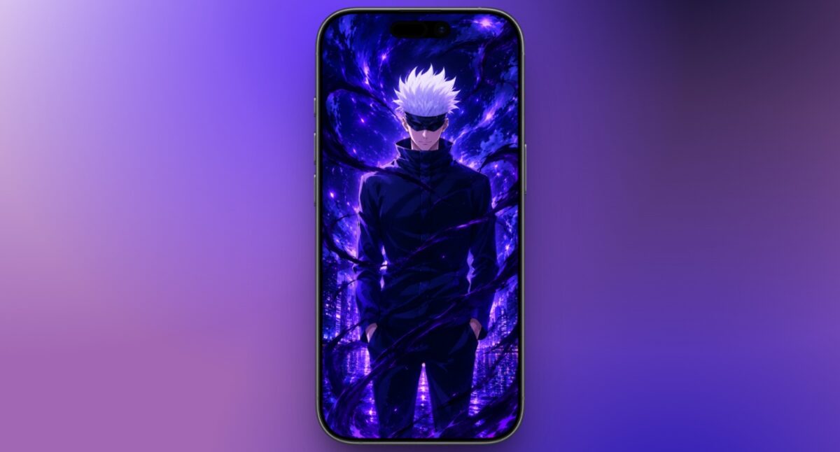 Gojo Satoru Purple aura wallpaper 