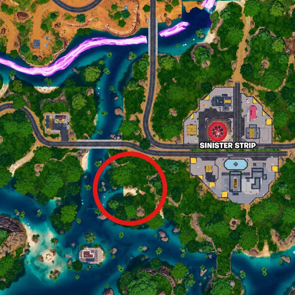 Harley quinn location fortnite