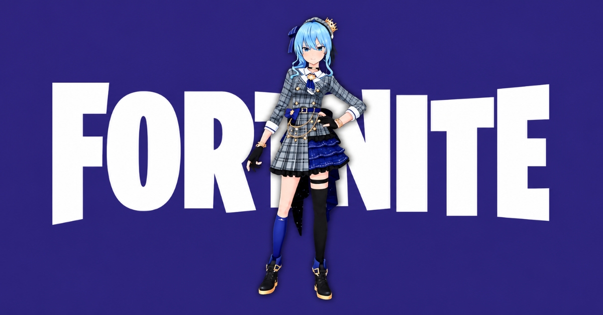 How to get the Hoshimachi Suisei skin in Fortnite