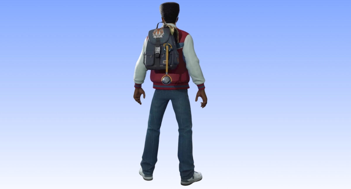 Lucas' Backpack back bling