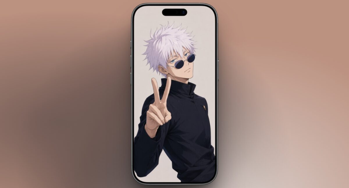 Minimal Gojo wallpaper that's perfect for every iPhone