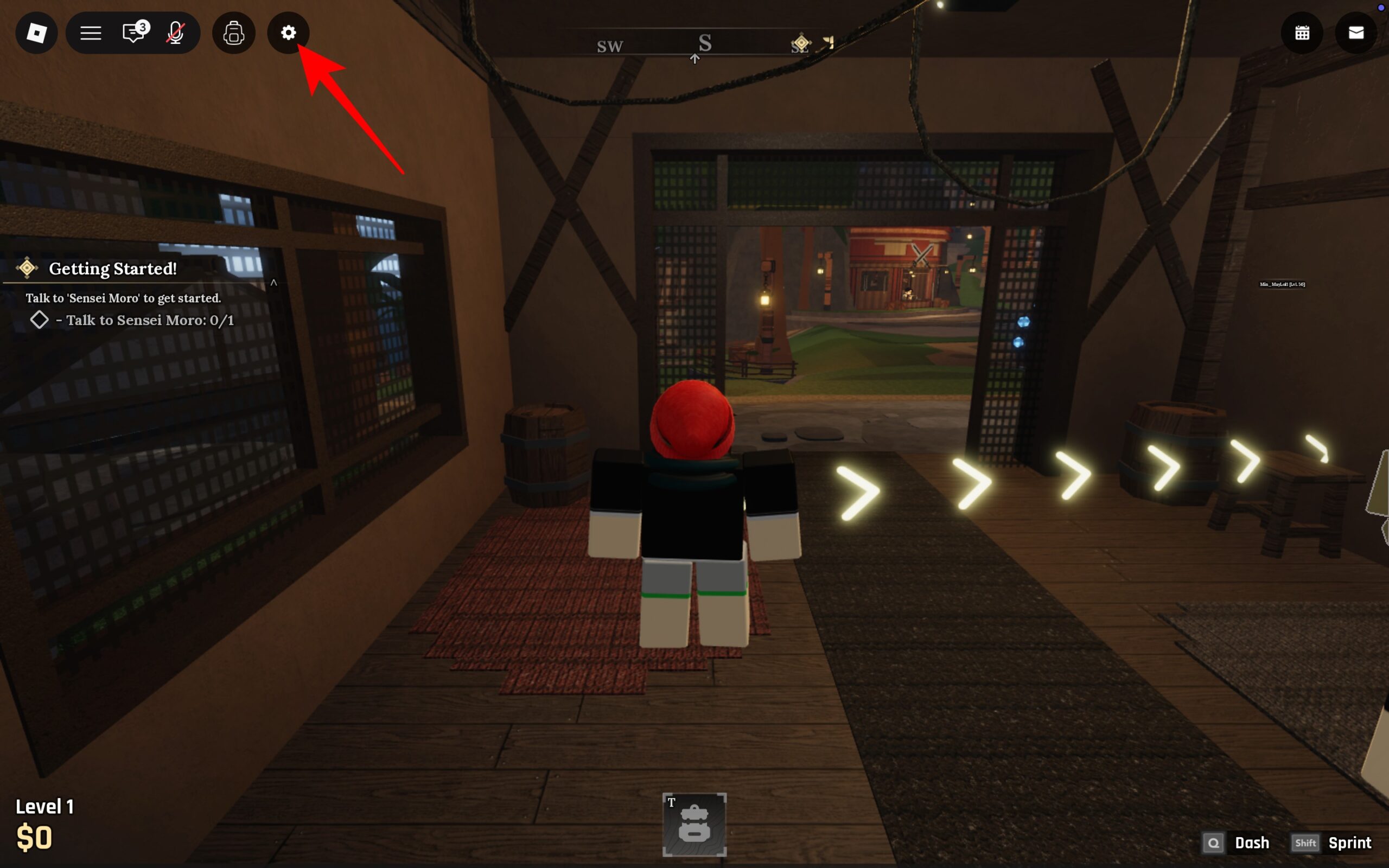 Open The Forge and tap the Settings icon