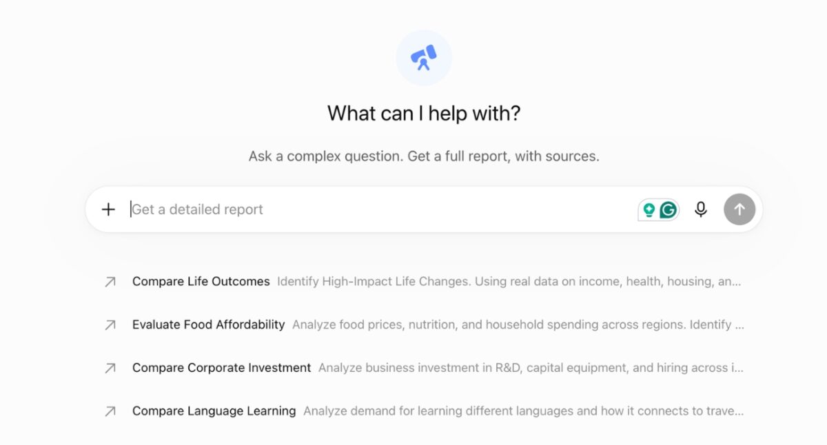 Research and documents in ChatGPT