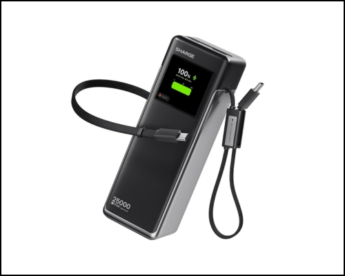 SHARGE HyperTower 25,000mAh Portable Charger