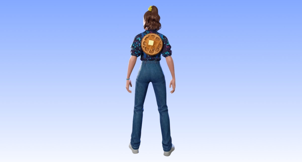 Waffle Extravaganza back bling