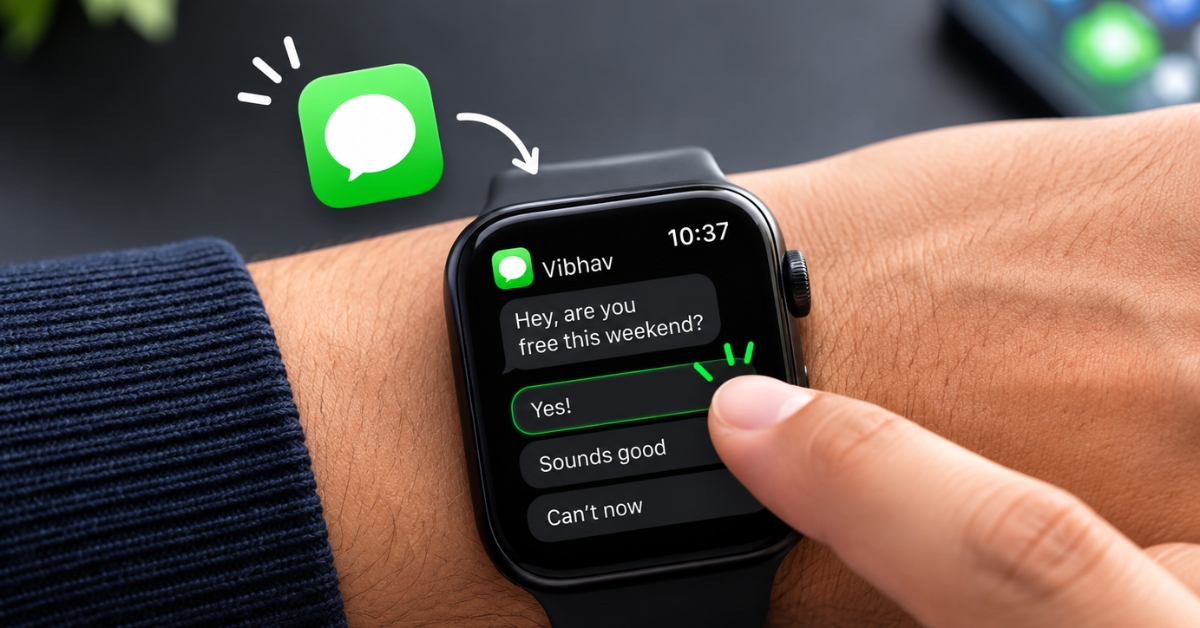 This Apple Watch trick makes replying to messages much faster