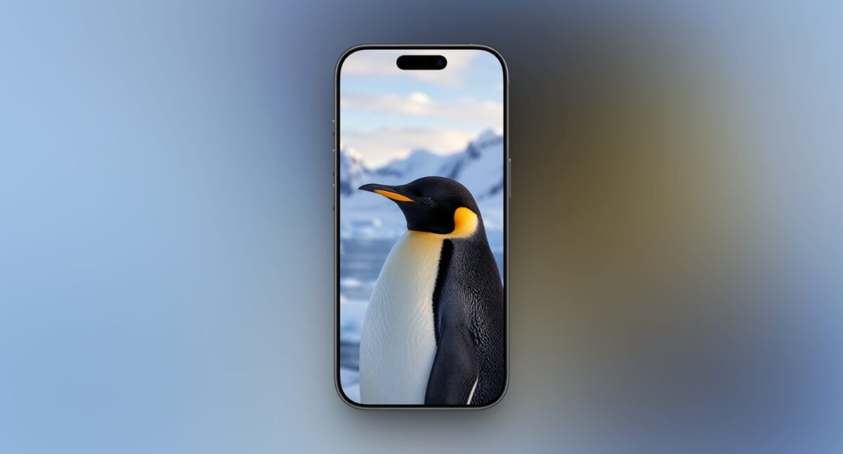 Beautiful penguin portrait