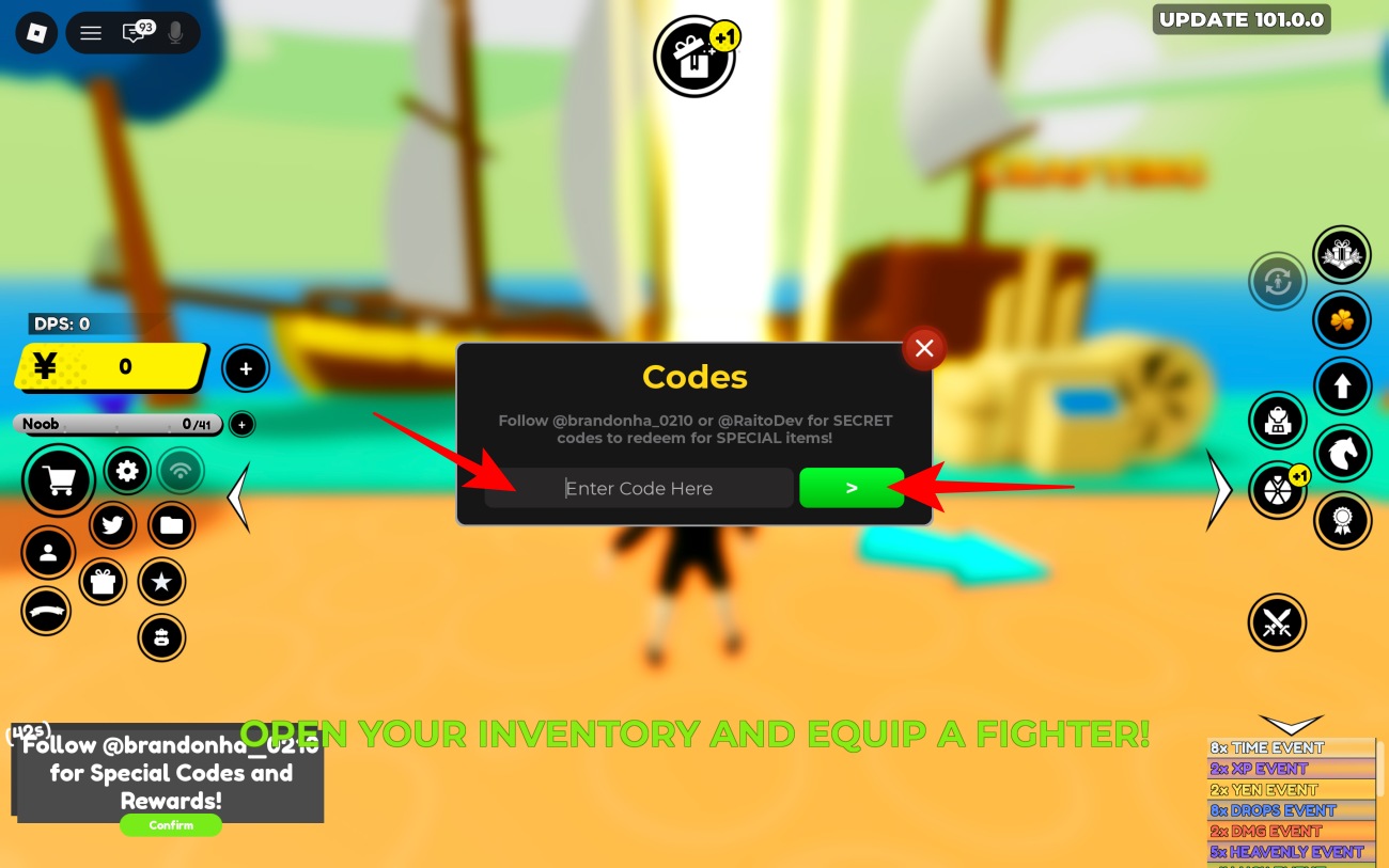 Enter code and redeem it.