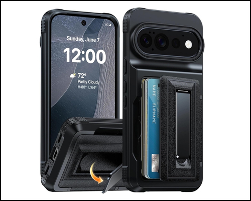 Oterkin Pixel 11 Wallet Case with Kickstand