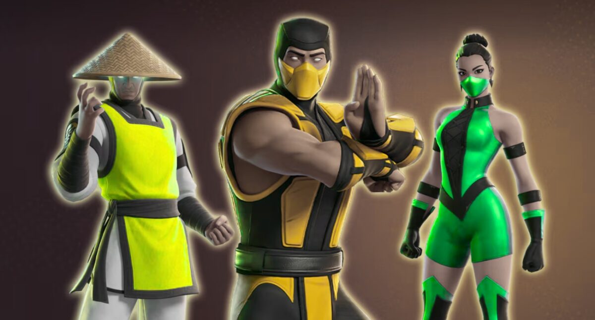 Scorpion Raiden Kitana skin Fortnite