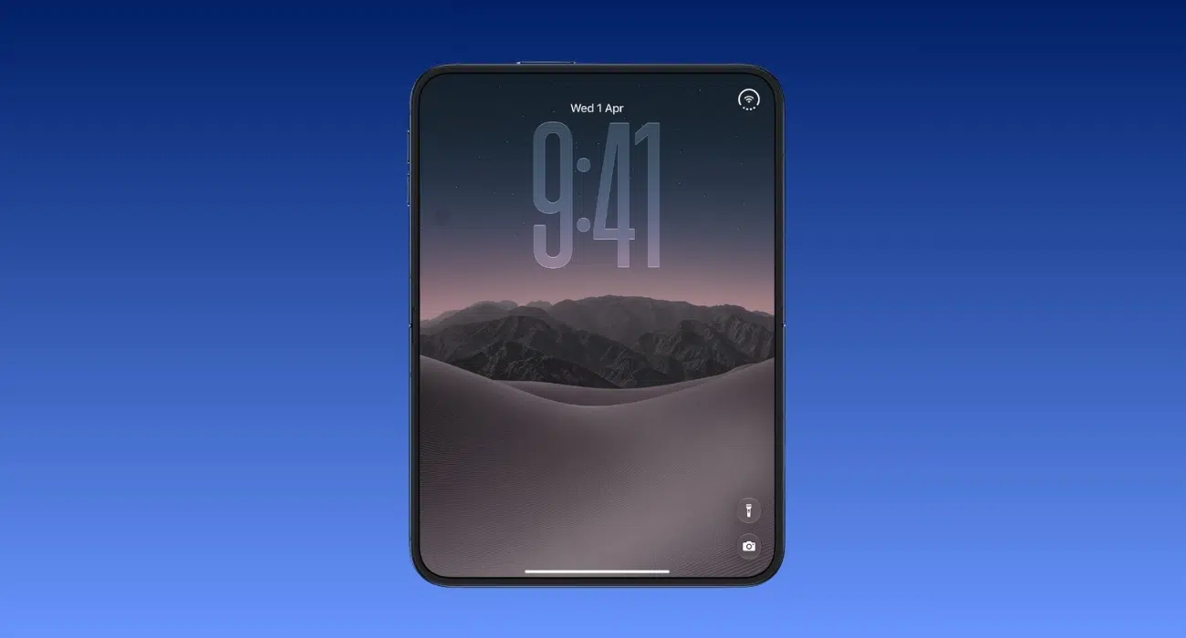 Dark version of the official iPhone Duo wallpaper