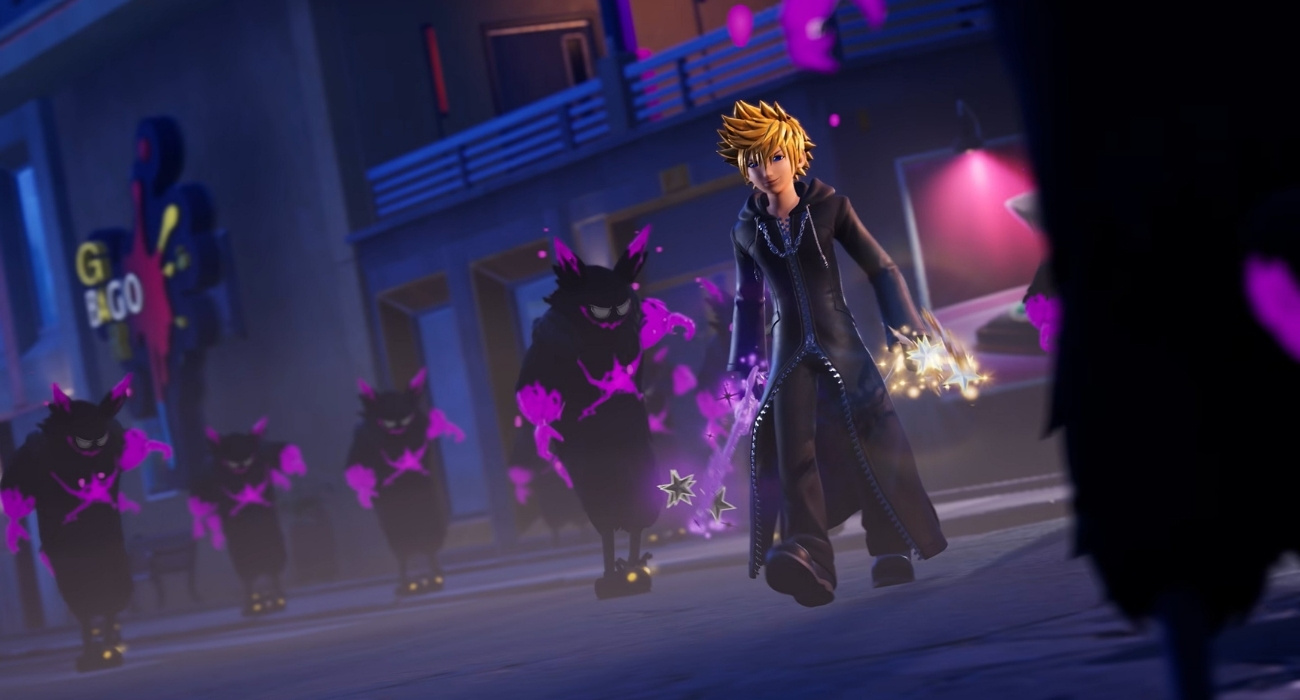 Roxas Kingdom Hearts skins in Fortnite