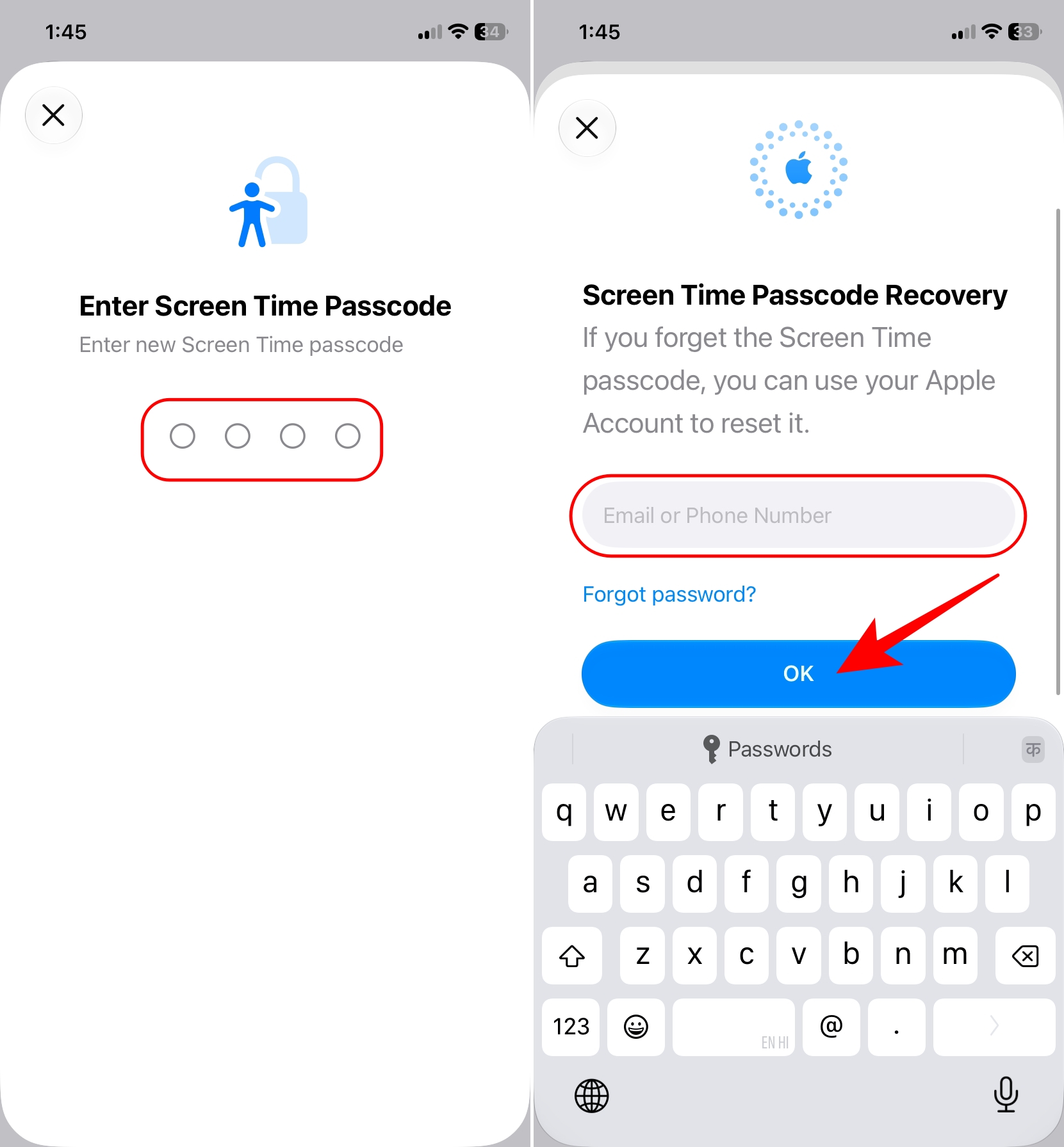 I tried the new Screen Time in iOS 27: Here’s what changed and how to use it – iGeeksBlog Screen Time passcode setup for screen.