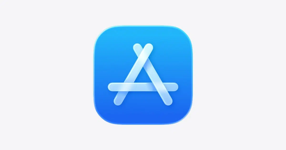 Apple App Store icon on a light background