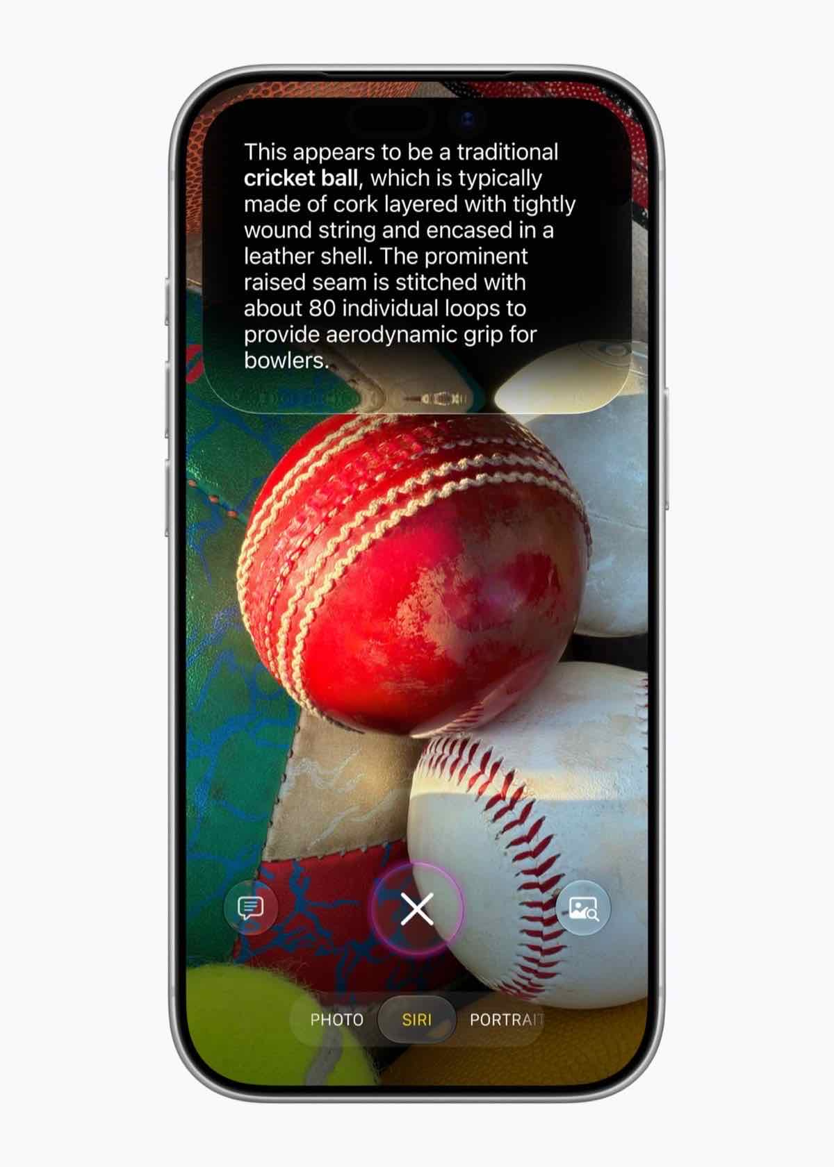 iPhone showing Siri mode in Camera in iOS 27